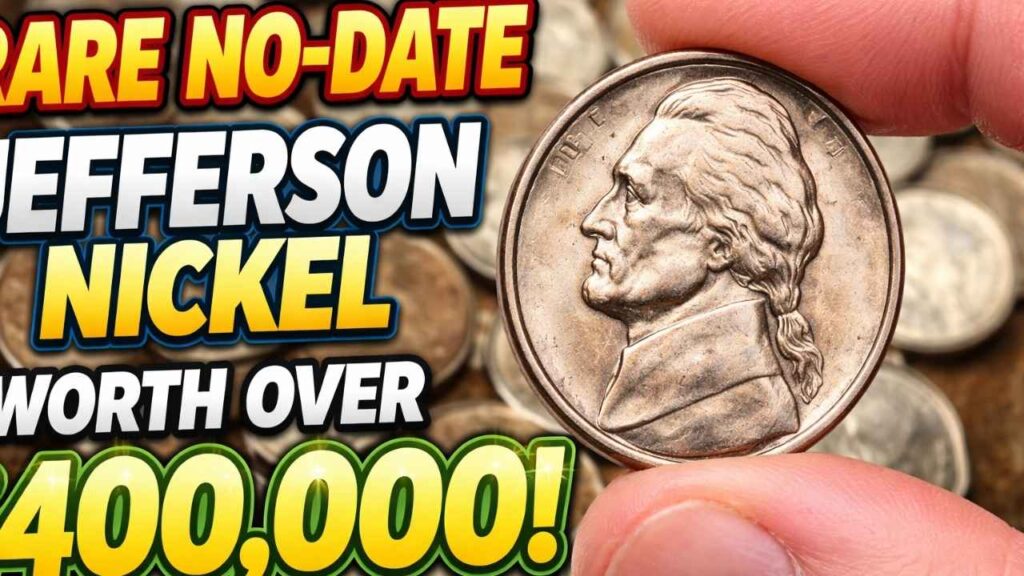 Rare No-Date Jefferson Nickel Worth Over $400,000 Still Circulating — Could This Hidden Treasure Be in Your Pocket Today