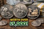 5 State Quarters Still in Circulation Worth Over $5,000 Each, Exciting Coin Collectors, Treasure Hunters, and Rare Currency Enthusiasts