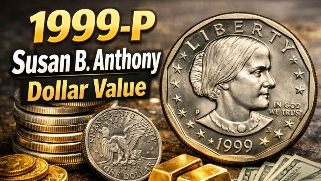 1999-P Susan B. Anthony Dollar Value in 2026: Rare Varieties, Error Coins & Collector Price Guide