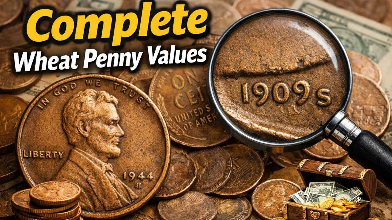 Complete Wheat Penny Values by Year (2026 Collector’s Guide)