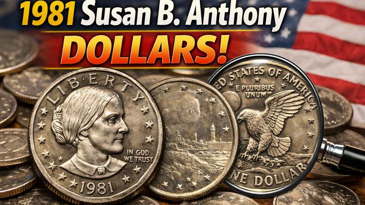 880,000 1981 Susan B. Anthony Dollars Still in Circulation – Check Your Change Today